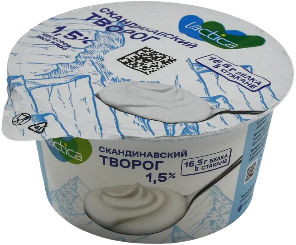 Lactica Творог Скандинавский 1,5%