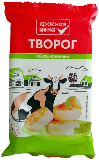 Красная Цена Творог обезжиренный