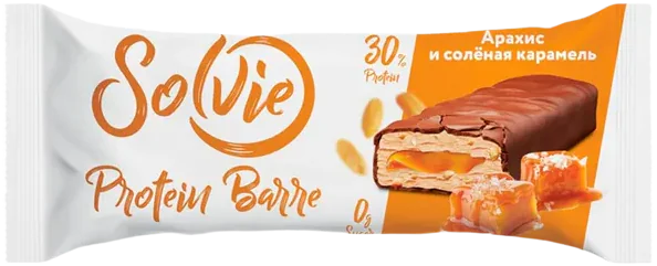 Solvie Protein Barre Арахис и солёная карамель