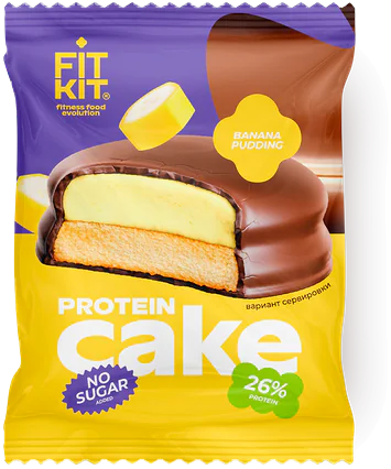 Fit Kit Protein Cake Банановый пудинг